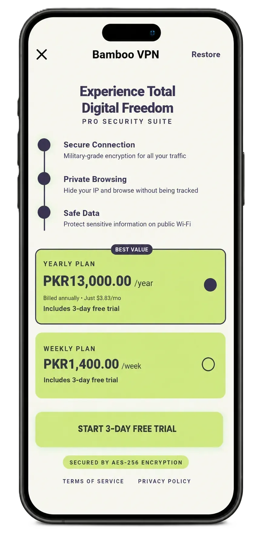 BambooVPN screen 5